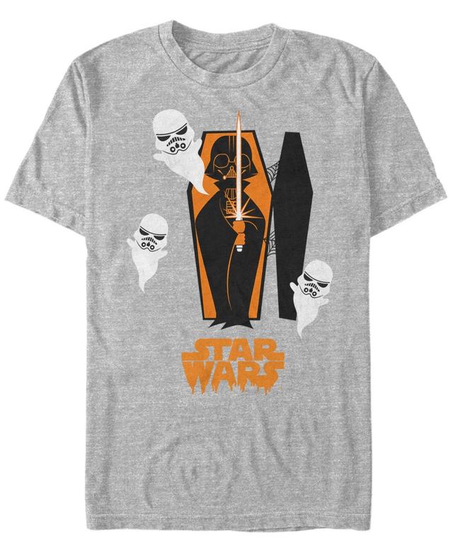 Star Wars Mens Darth Vader Coffin Storm trooper Ghosts Short Sleeve T-Shirt Product Image