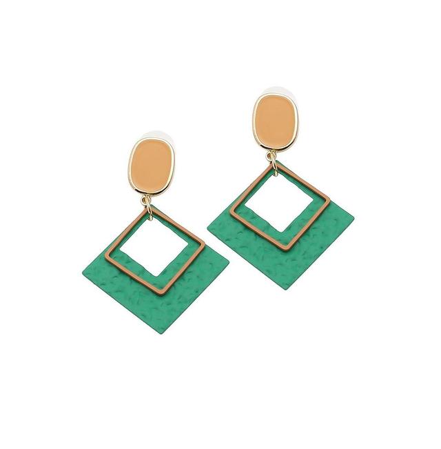 Sohi Womens Geometric Drop Earrings Product Image