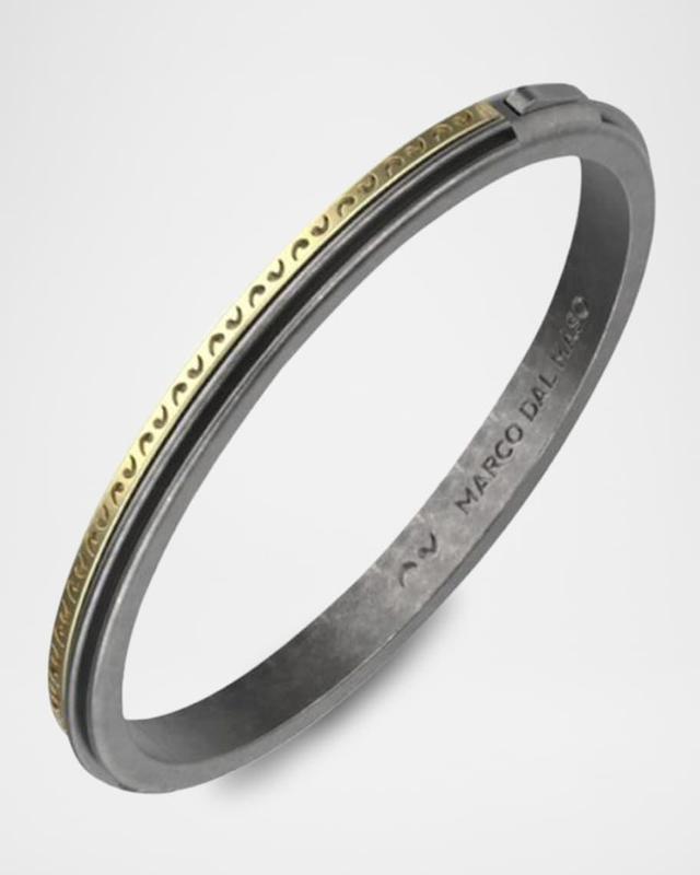 Men's Acies 18K Yellow Gold & Sterling Silver Cuff Bracelet Product Image