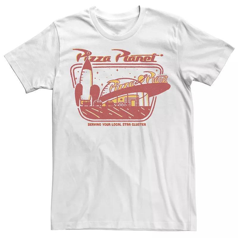 Big & Tall Disney / Pixar Toy Story Pizza Planet Slice Poster Tee, Mens Product Image