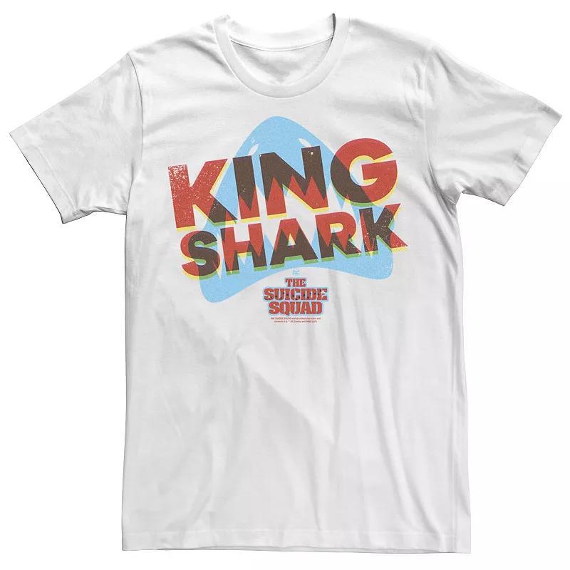 Big & Tall DC Comics The Suicide Squad King Shark Overlay Logo Tee, Mens Product Image