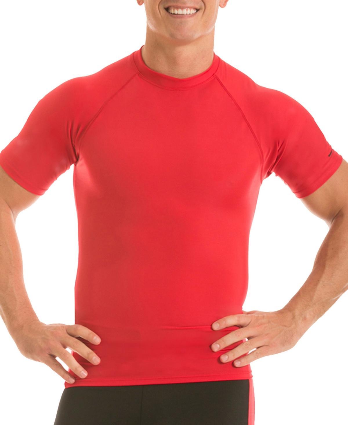 Instaslim Mens Activewear Raglan Short Sleeve Crewneck T-shirt Product Image