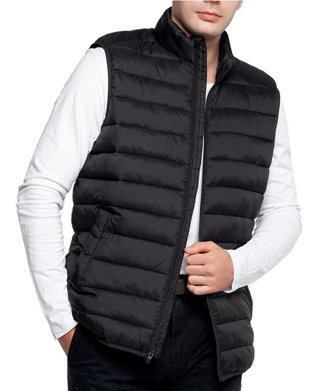 Mens Lightweight Puffer Vest - Black Product Image