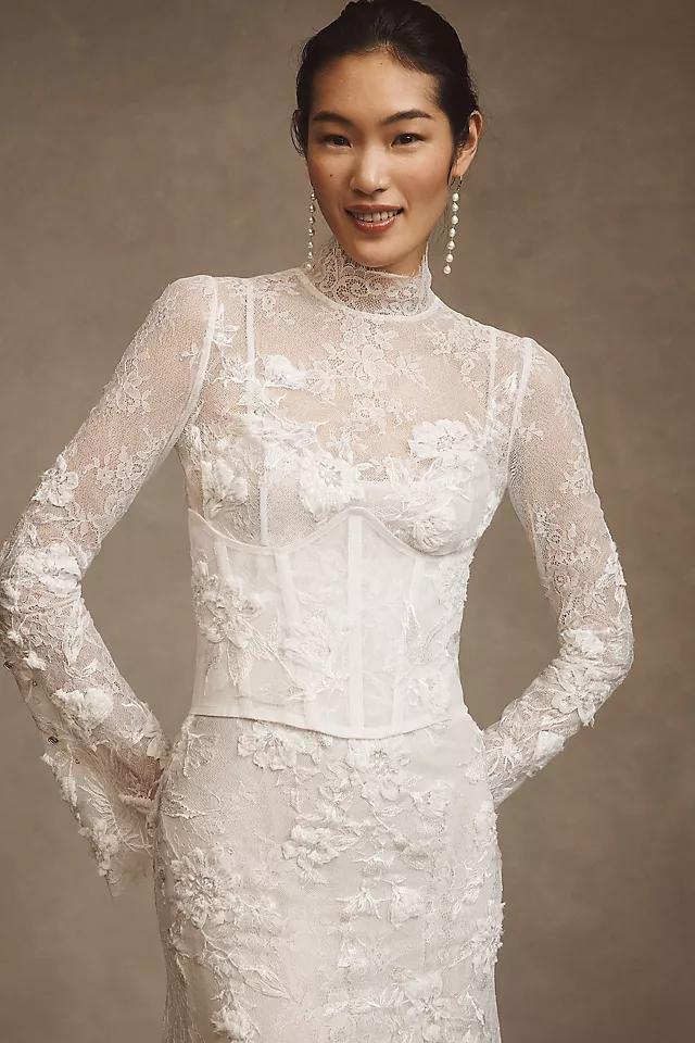 Willowby by Watters Serene Long-Sleeve Lace Wedding Gown Product Image