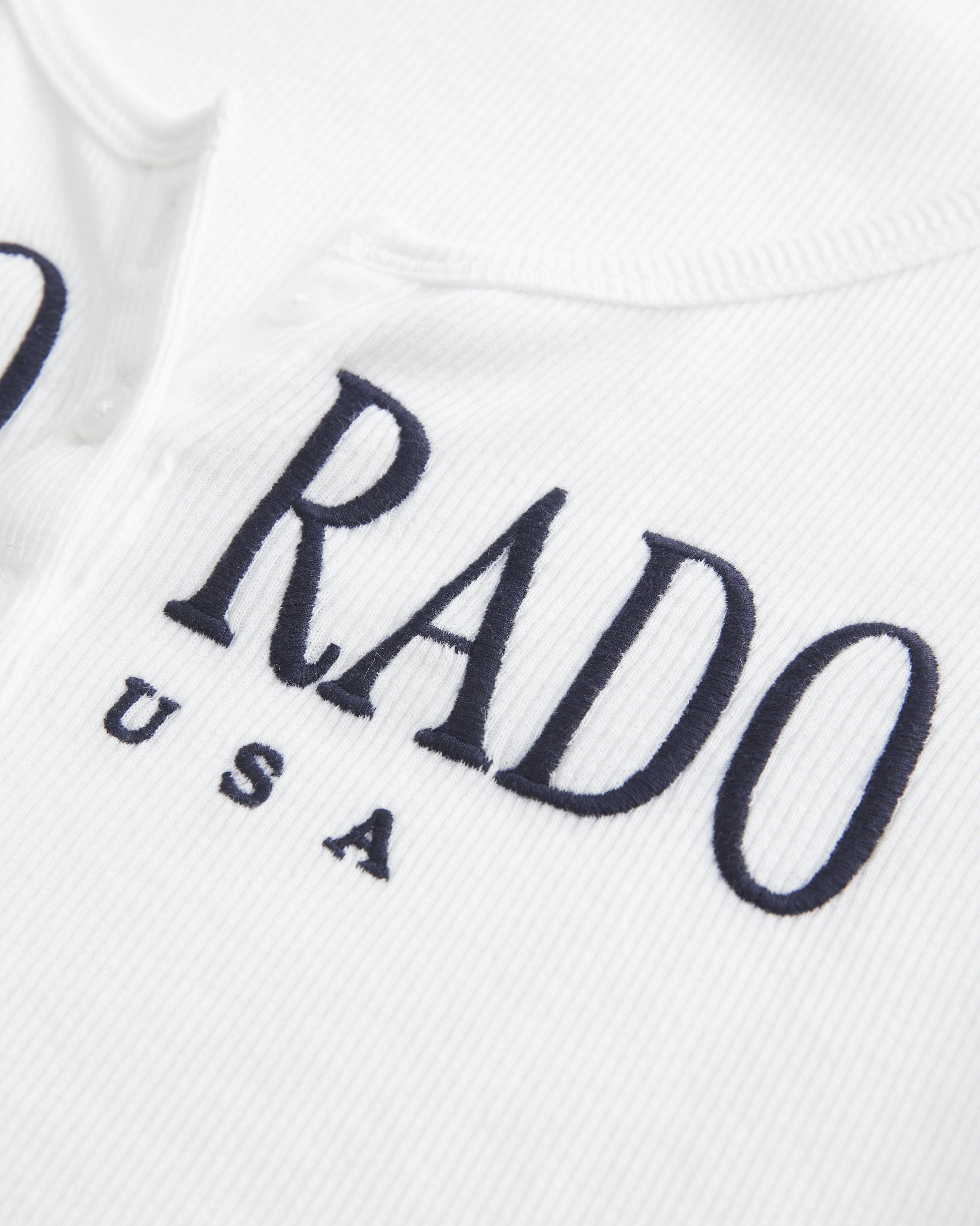 Ribbed Vail Colorado Graphic Henley Product Image