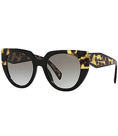 Prada Womens 14wsf 53mm Solid Cat Eye Sunglasses Product Image