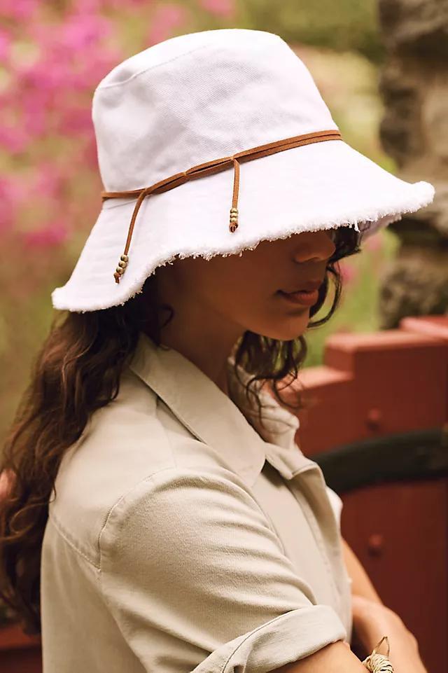 Fringed Cotton Bucket Hat product image