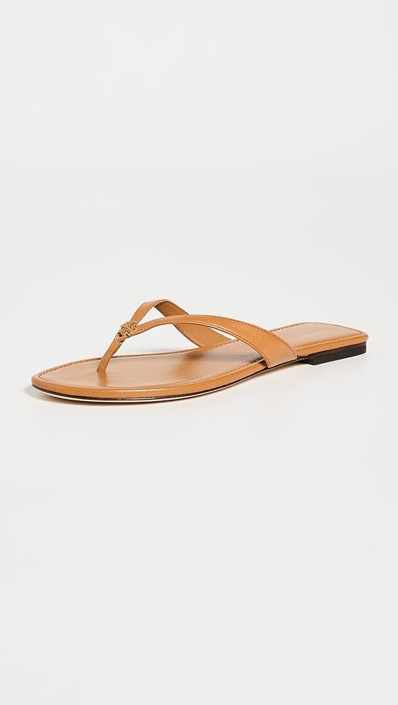 Tory Burch Leather Flip Flops | Shopbop Product Image