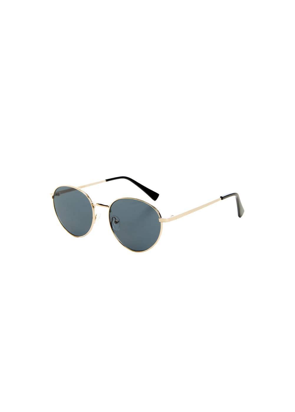 MANGO - Round metal-rimmed sunglasses - One size - Women Product Image