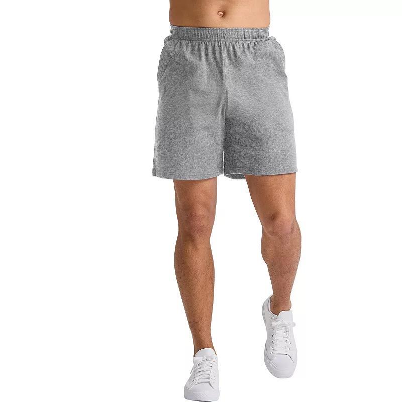 Mens Hanes Originals Shorts Light Silver Product Image