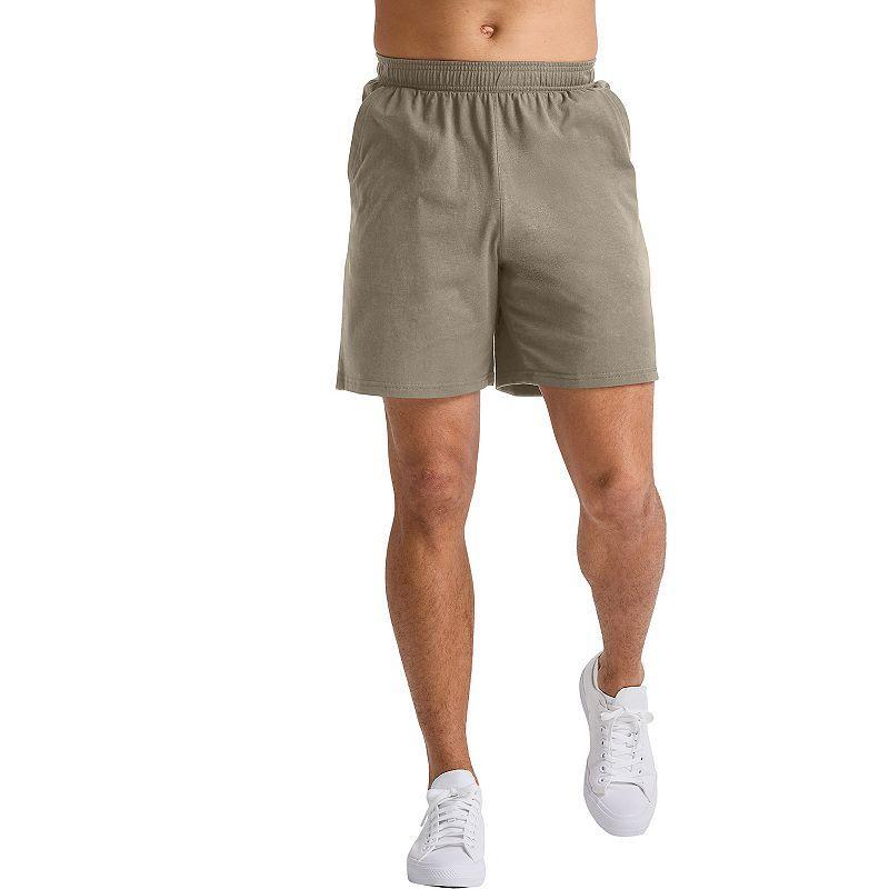 Mens Hanes Originals Shorts Light Silver Product Image