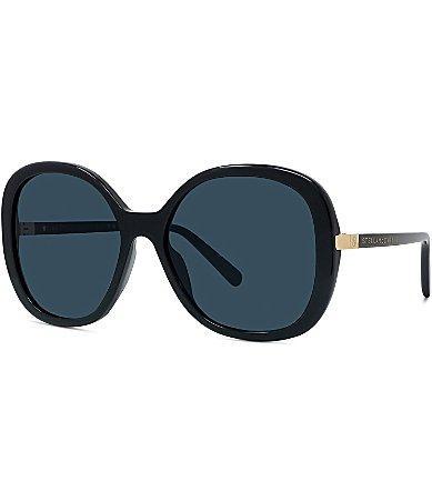 Womens Round Shiny 58MM Gradient Sunglasses Product Image