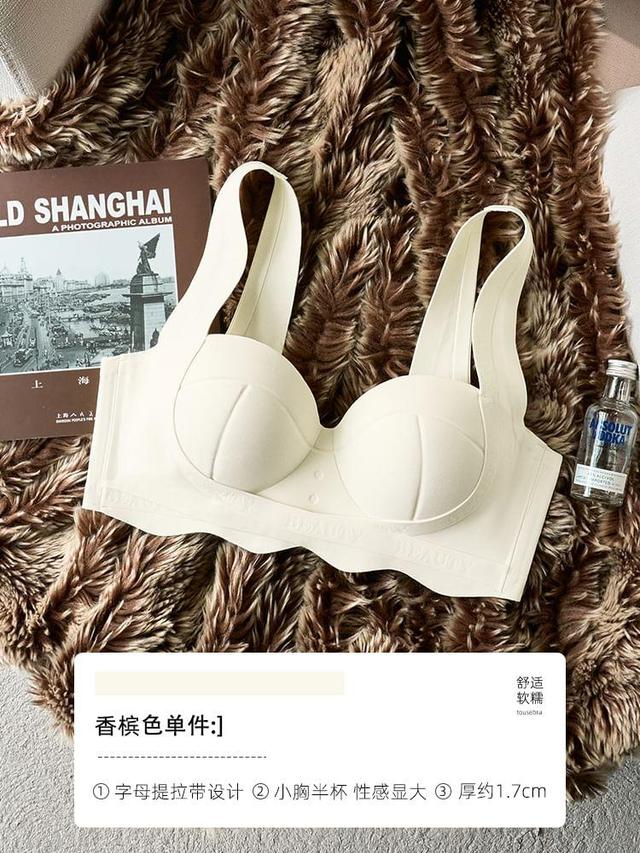 Plain Wireless Push Up Bra Product Image