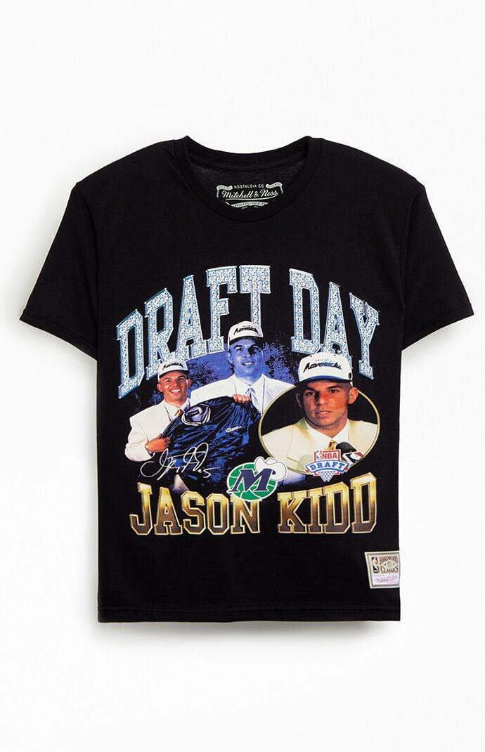 Mitchell & Ness Men's Draft Day Dallas Mavericks Jason Kidd Concert T-Shirt Product Image