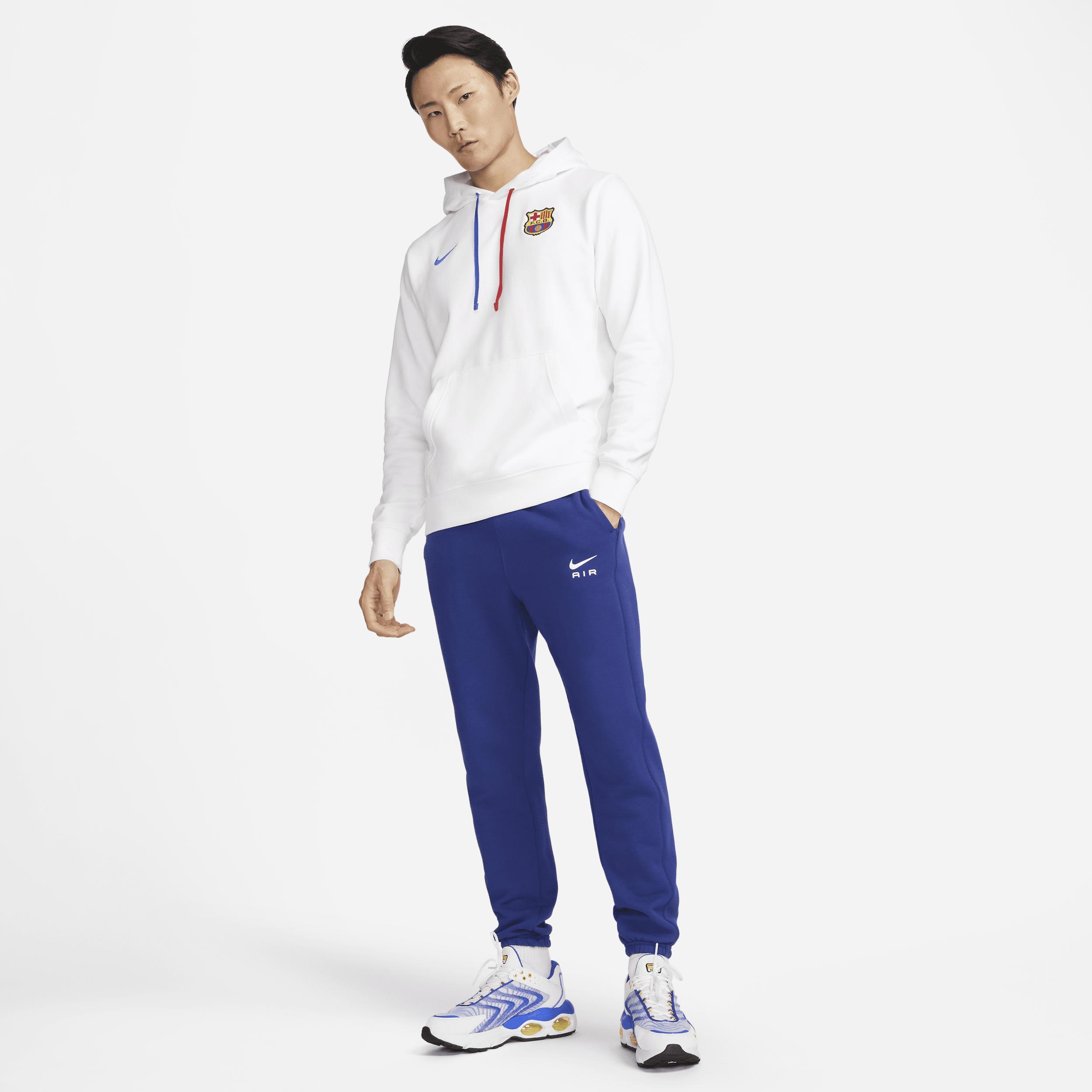 FC Barcelona Club Nike Mens Soccer French Terry Pullover Hoodie Product Image