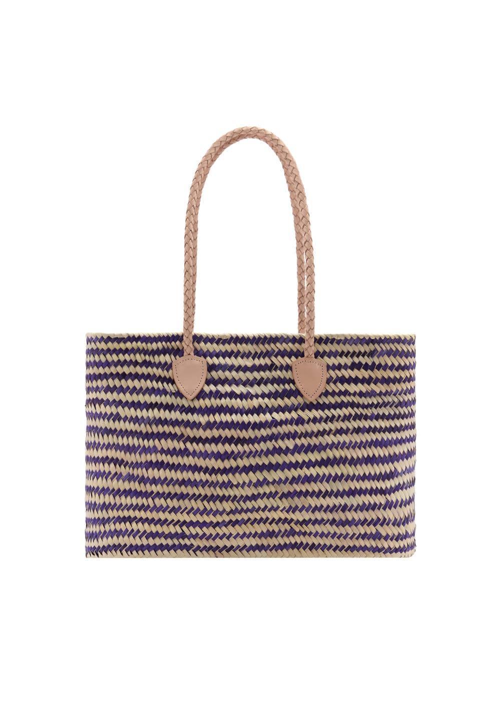 MANGO - Natural fiber shopper bag - One size - Women Product Image