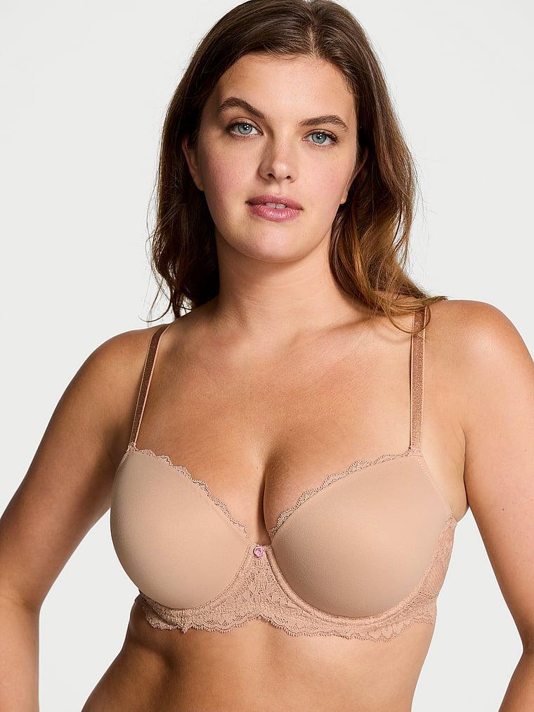 Smooth & Lace Lightly Lined Classic Coverage Demi Bra Product Image