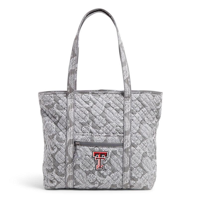 Vera Bradley Collegiate Tote Bag Women in Gray/White Bandana with Texas A and M University Logo Product Image