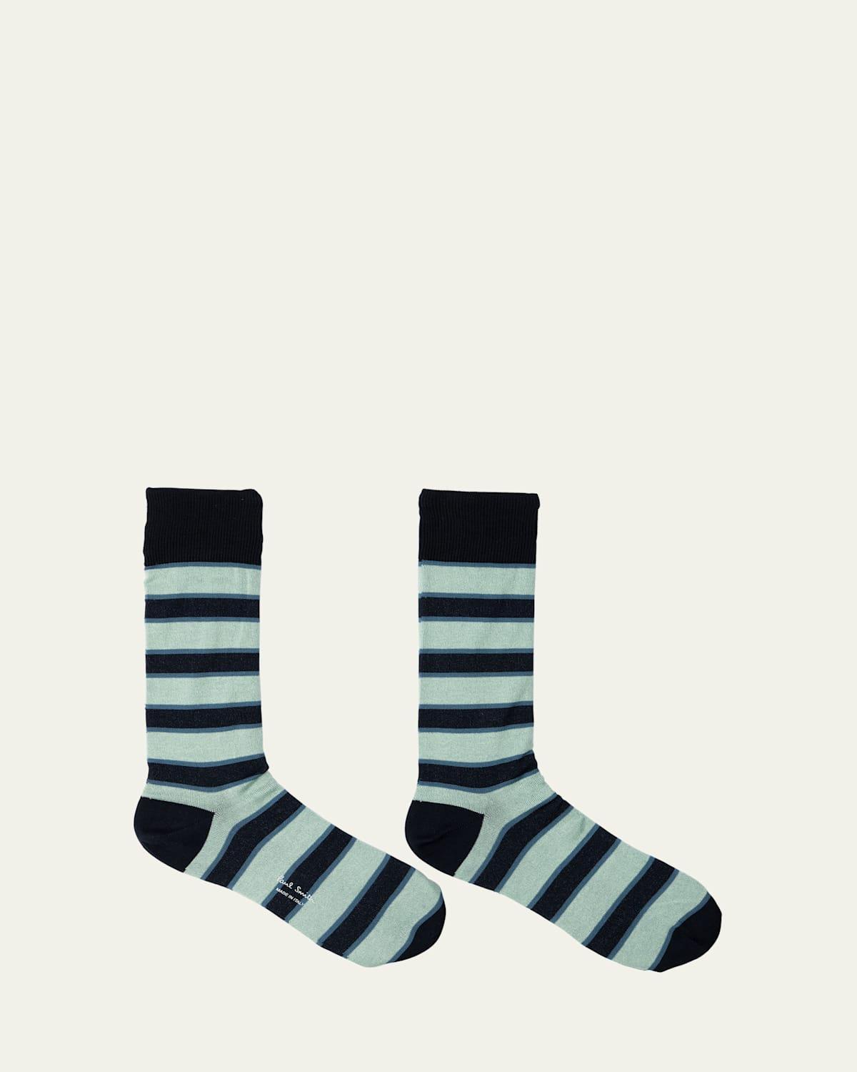 Mens Eric Stripe Crew Socks Product Image