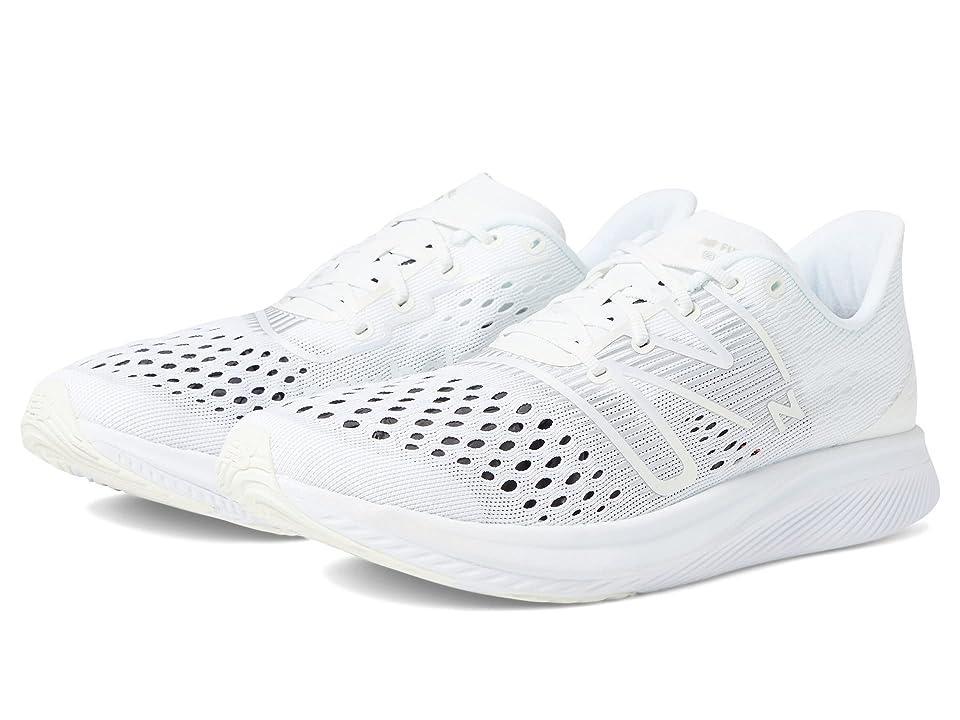 New Balance FuelCell SuperComp Pacer (White/White Iridescent) Men's Shoes Product Image