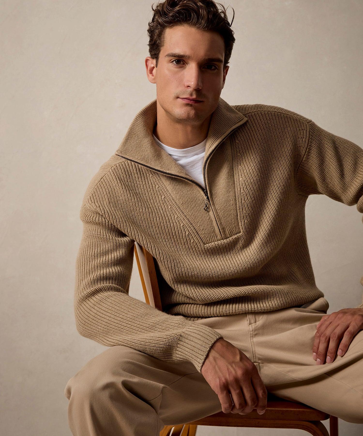 Merino Half-Zip Sweater Product Image