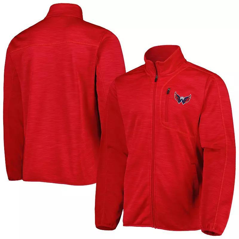 Men's G-III Sports by Carl Banks Red Washington Capitals Closer Transitional Full-Zip Jacket Product Image