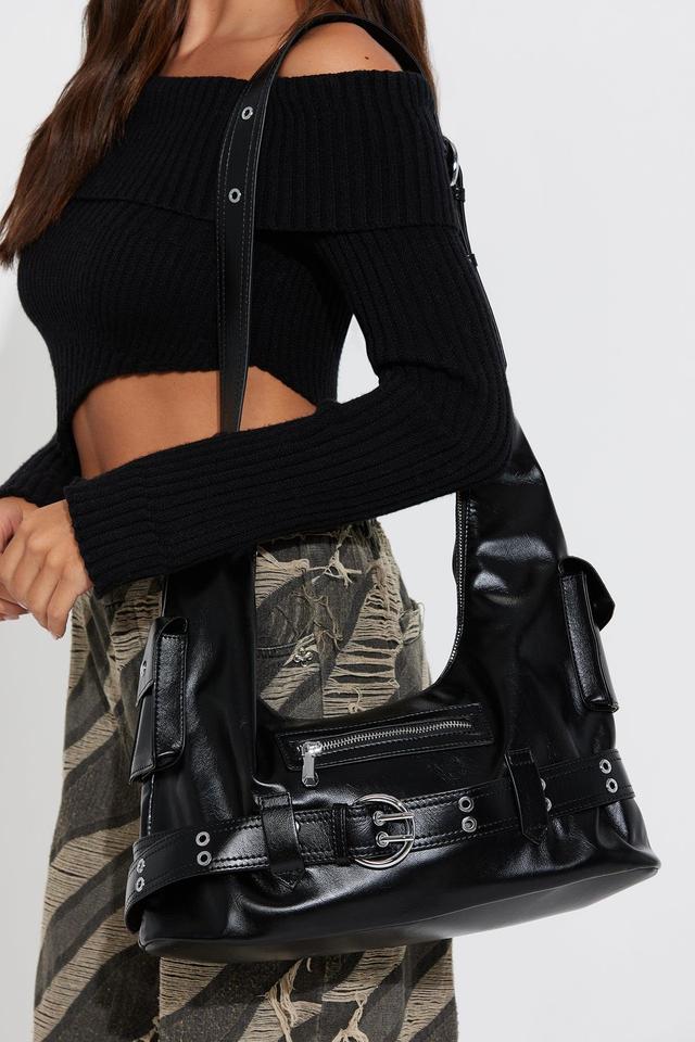 Take You Everywhere Shoulder Bag - Black Product Image