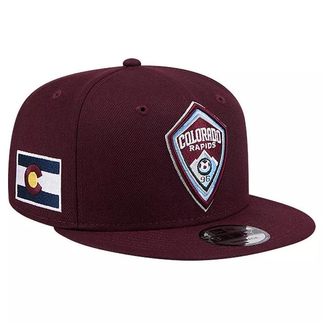 Mens New Era Burgundy Colorado Rapids 2024 Jersey Hook 9FIFTY Snapback Hat Product Image