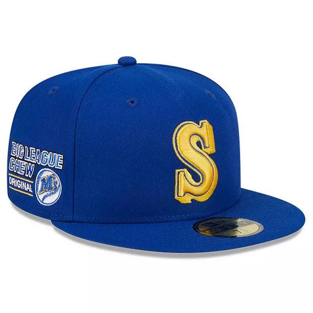 Mens New Era Royal Seattle Mariners Big League Chew Team 59FIFTY Fitted Hat Product Image