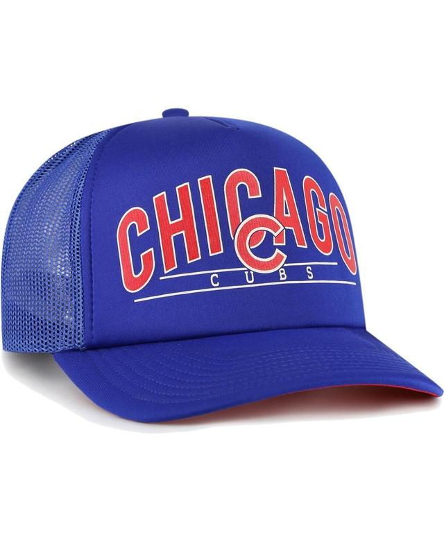 Mens 47 Royal Chicago Cubs Backhaul Foam Trucker Snapback Hat Product Image