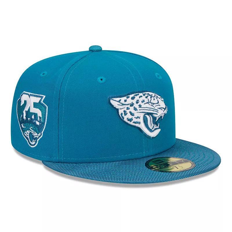 New Era Mens Teal Jacksonville Jaguars Active Ballistic 59Fifty Fitted Hat Product Image