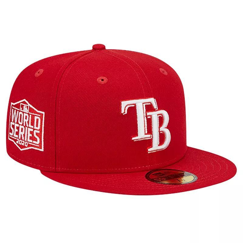 Mens New Era Tampa Bay Rays Logo 59FIFTY Fitted Hat Product Image