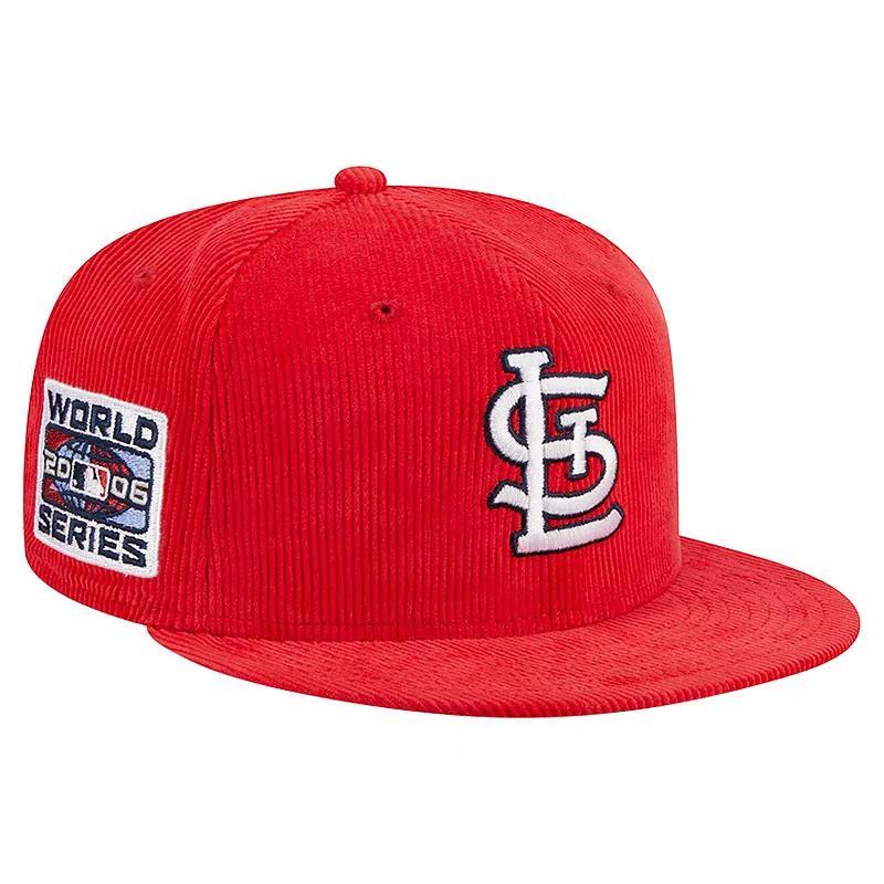 Mens New Era St. Louis Cardinals Throwback Corduroy 59FIFTY Fitted Hat Product Image