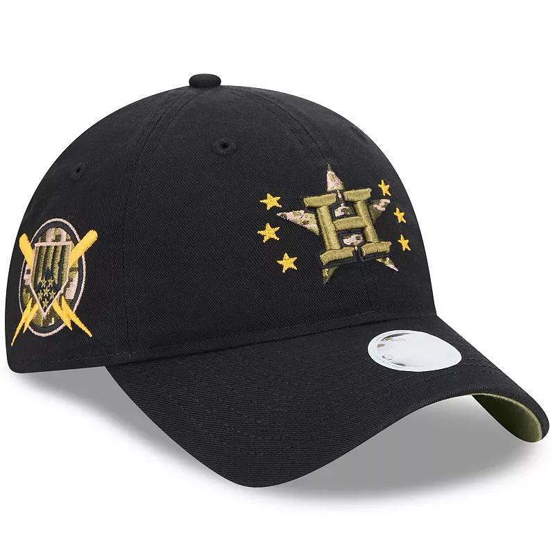 Womens New Era Houston Astros 2024 Armed Forces Day 9TWENTY Adjustable Hat Product Image