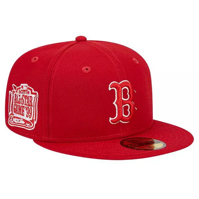 Mens New Era Boston Sox Logo 59FIFTY Fitted Hat Product Image