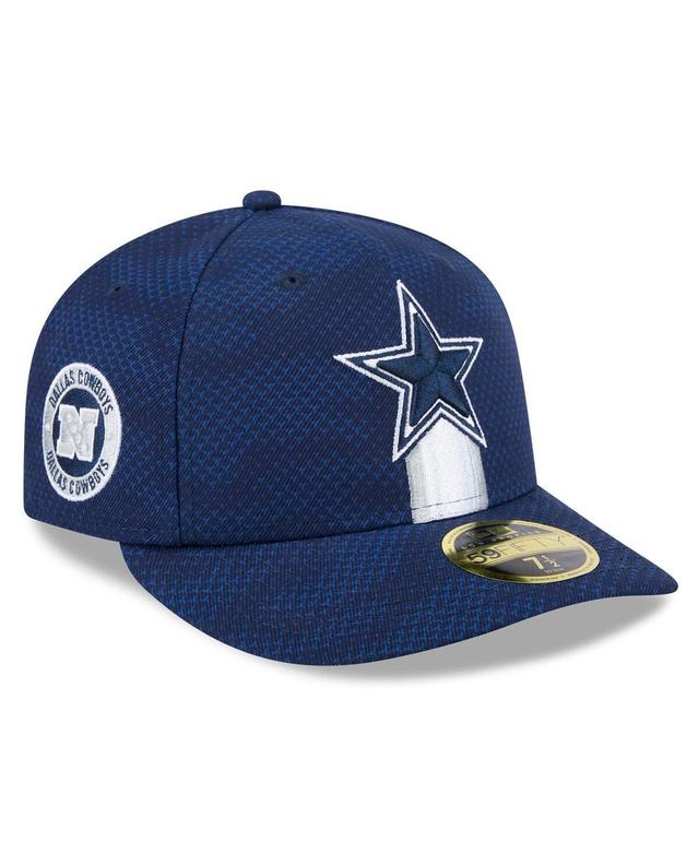 New Era Mens Navy Dallas Cowboys 2024 Sideline Low Profile 59FIFTY Fitted Hat Product Image