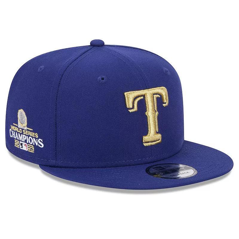 Mens New Era Royal Texas Rangers 2024 Gold Collection 9FIFTY Snapback Hat Product Image