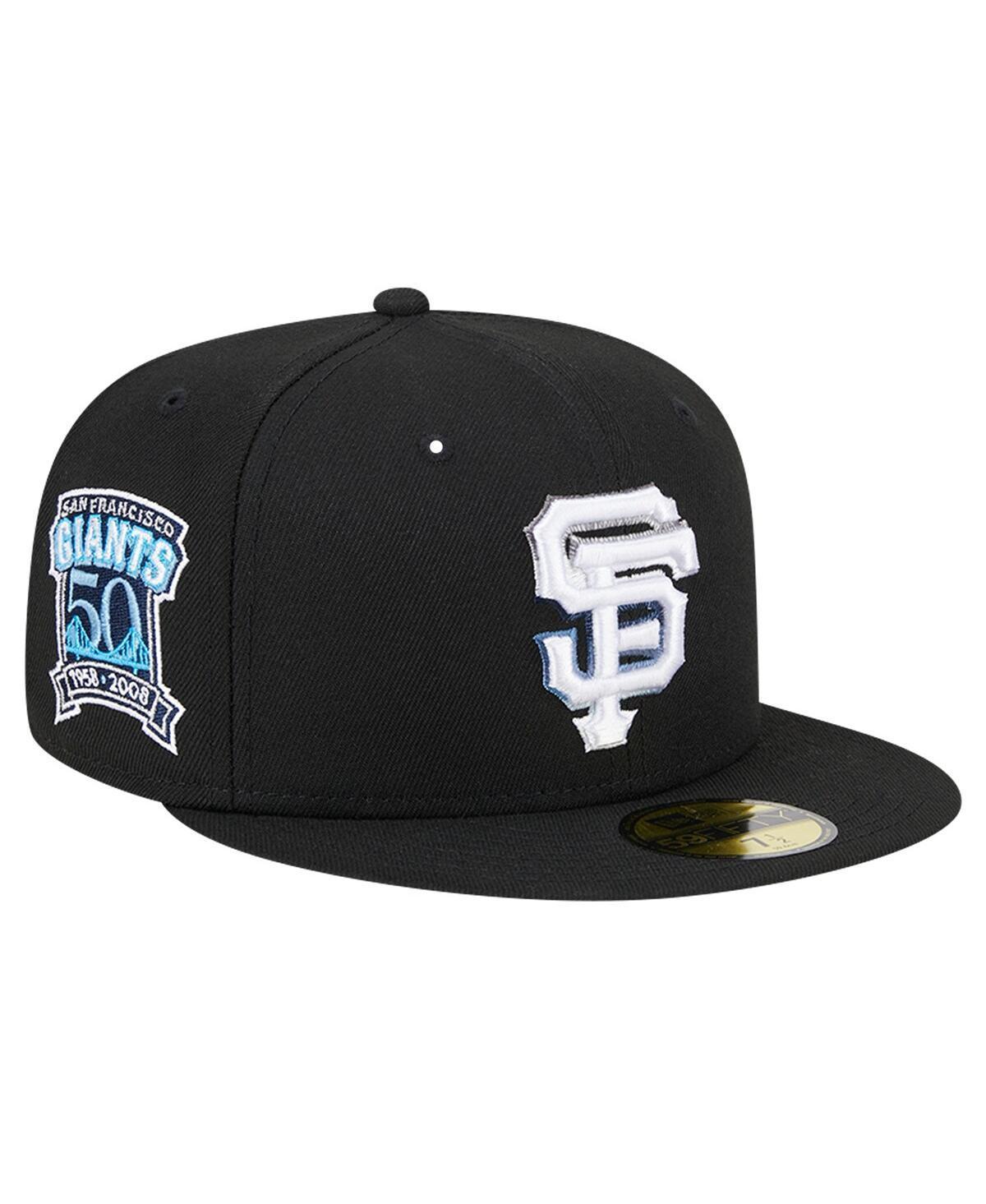 New Era Mens Black San Francisco Giants Raceway 59FIFTY Fitted Hat Product Image