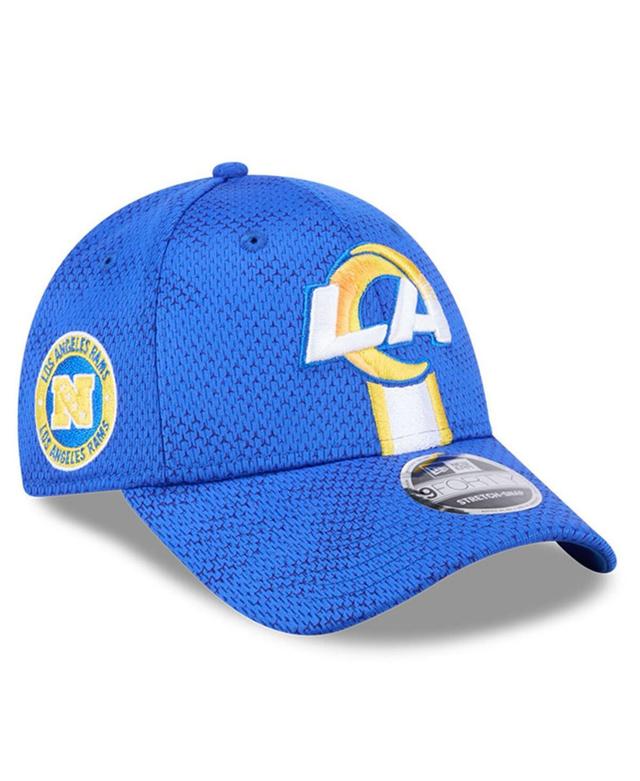 New Era Mens Royal Los Angeles Rams 2024 Sideline 9FORTY Stretch-Snap Hat Product Image