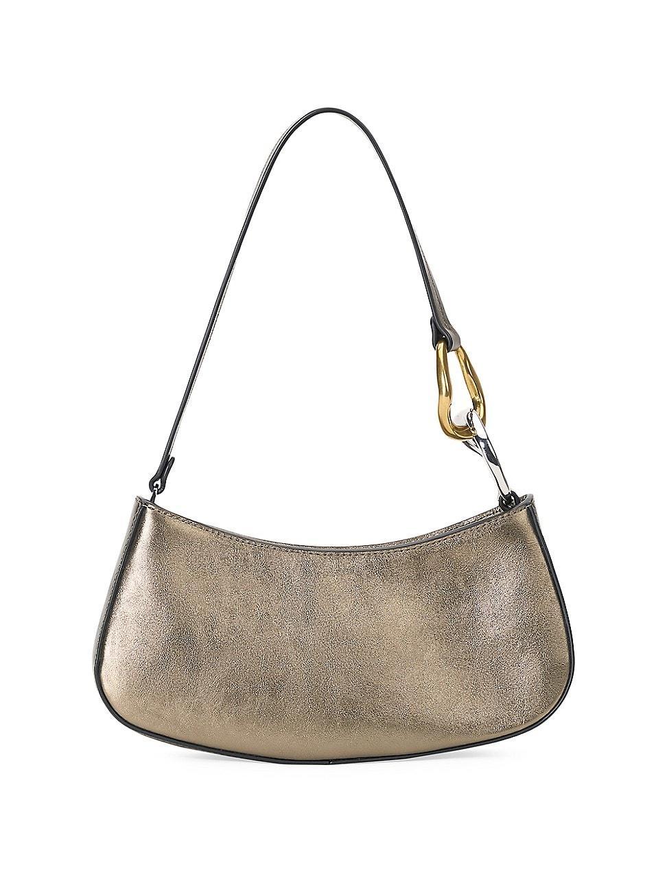 Womens Ollie Leather Shoulder Bag Product Image