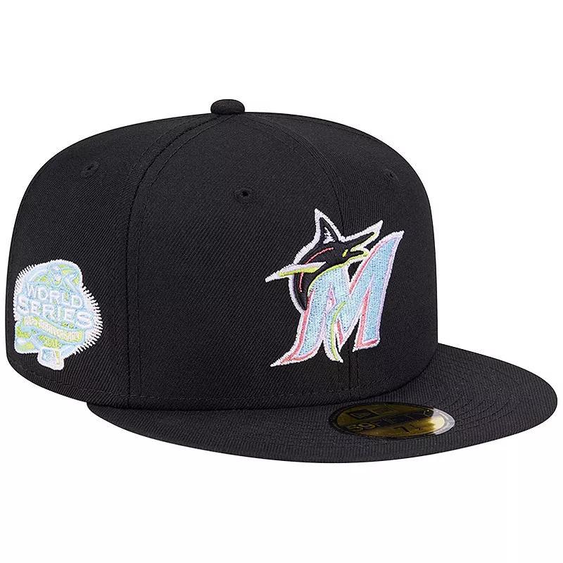 Mens New Era Miami Marlins Multi-Color Pack 59FIFTY Fitted Hat Product Image