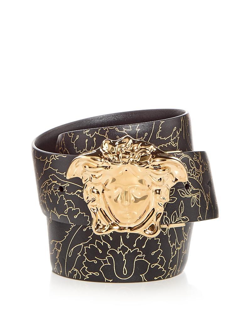 Versace Mens Barocco Print Reversible Leather Belt Product Image