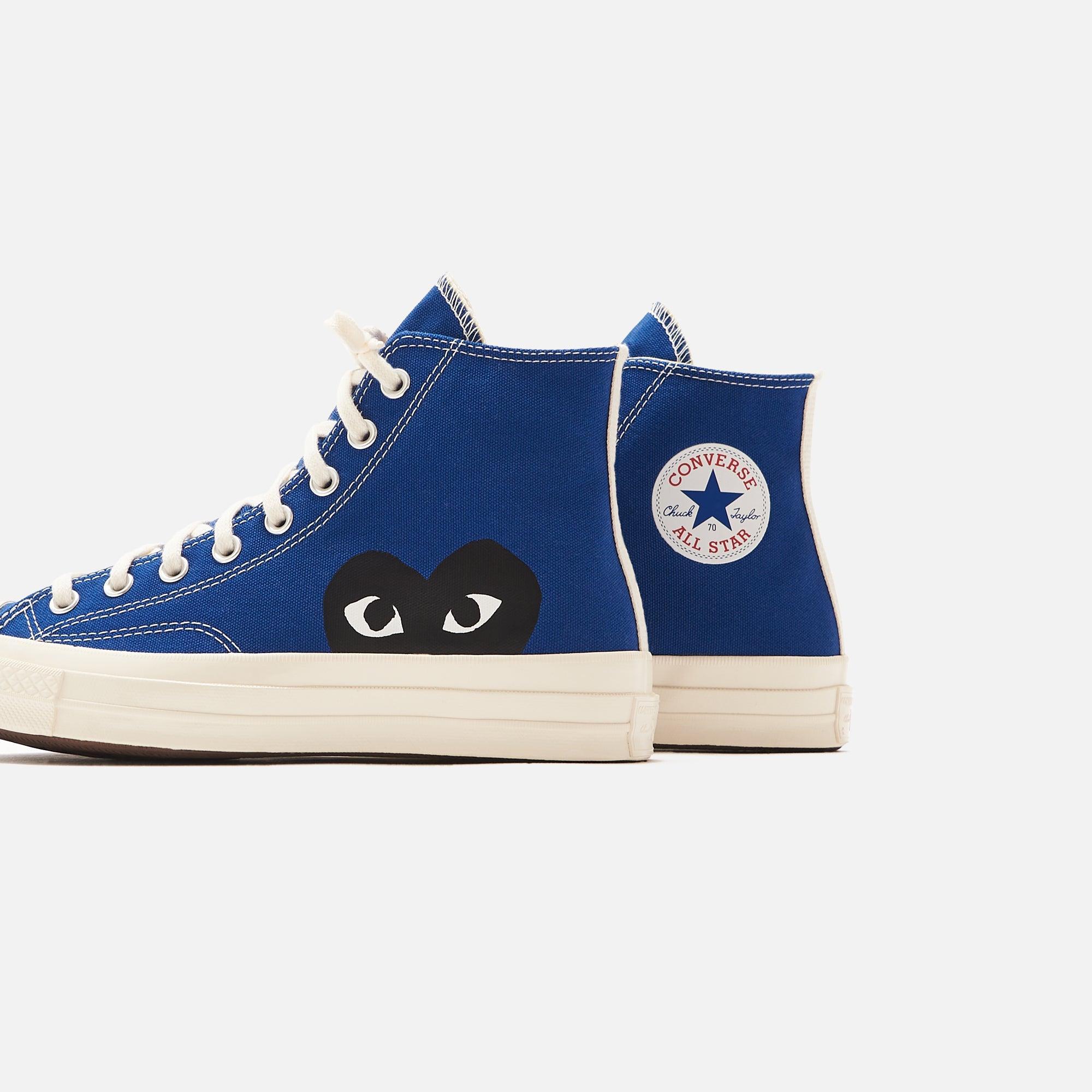 CDG Pocket x Converse Chuck 70 High - Blue Quartz Male Product Image