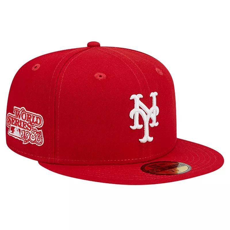 Mens New Era New York Mets Logo 59FIFTY Fitted Hat Product Image