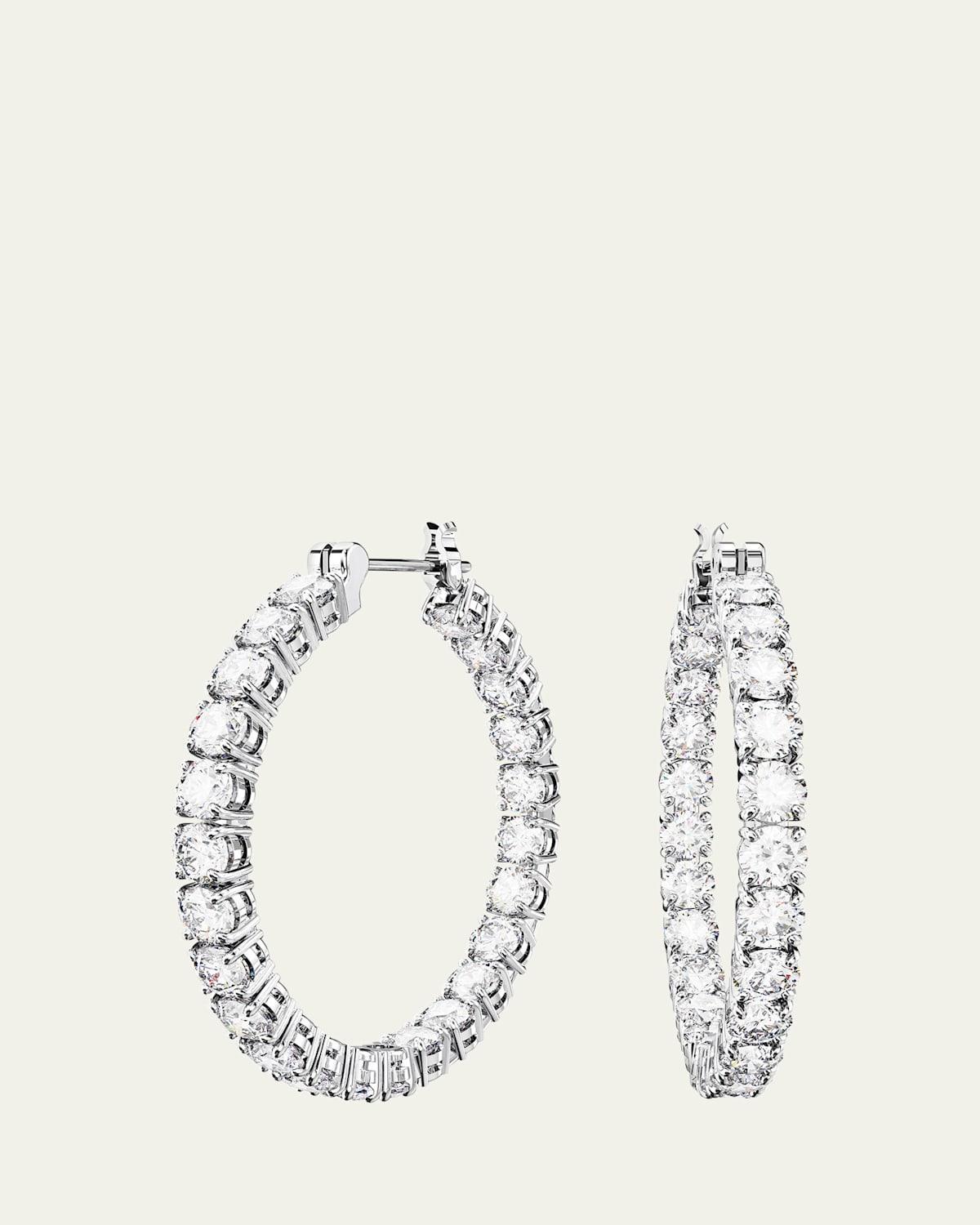 Swarovski Matrix Tennis Hoop Earrings Product Image