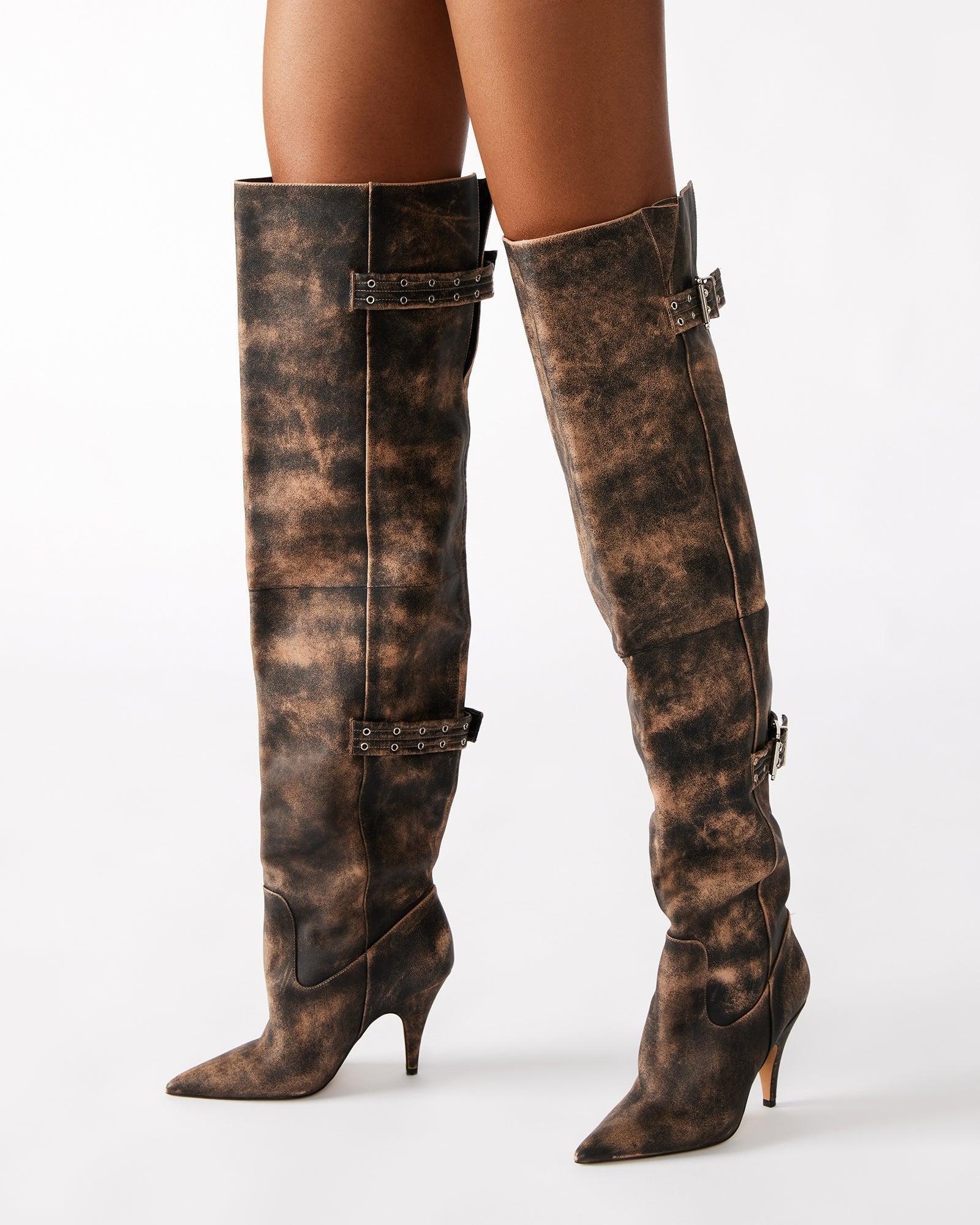 BADDIE BROWN DISTRESSED Female Product Image