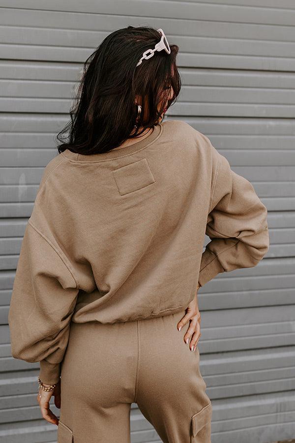 Risen Cozier Than Ever Sweatshirt In Mocha Product Image