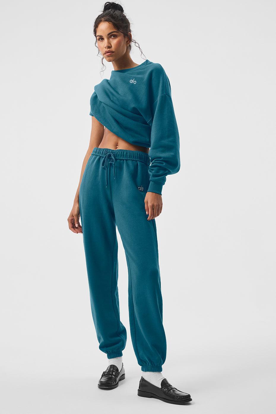 Accolade Sweatpant - Oceanic Teal Female Product Image