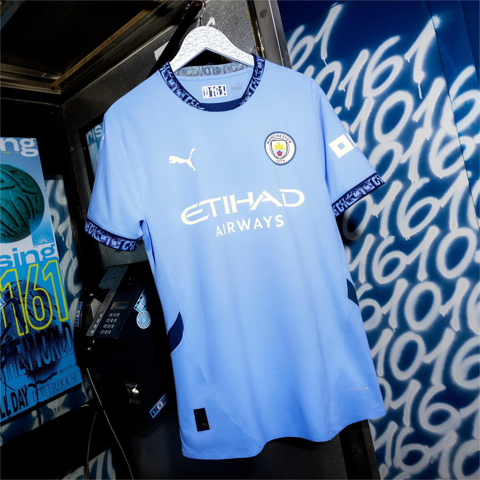 Manchester City 24/25 Men's Replica Home Soccer Jersey Product Image