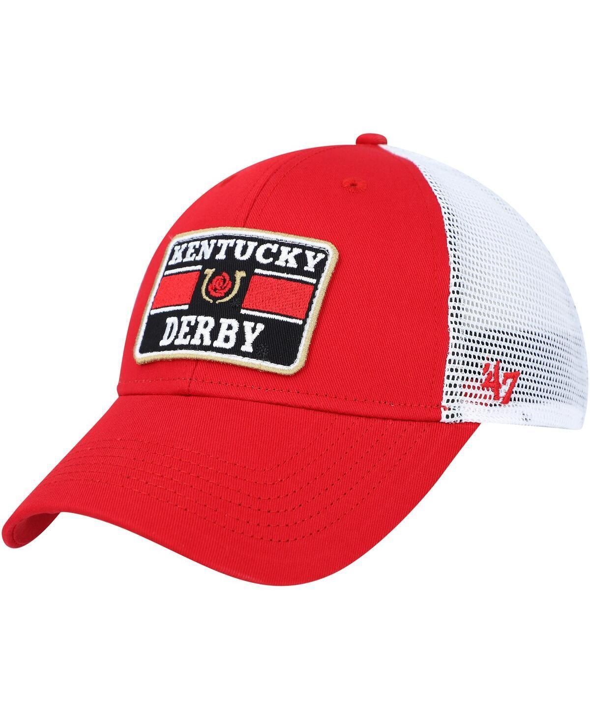 Mens 47 Brand Red Kentucky Derby Mvp Snapback Hat Product Image